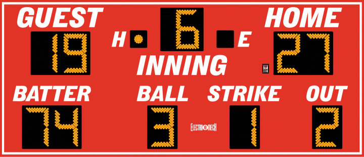 LX1370 Series Baseball Scoreboard