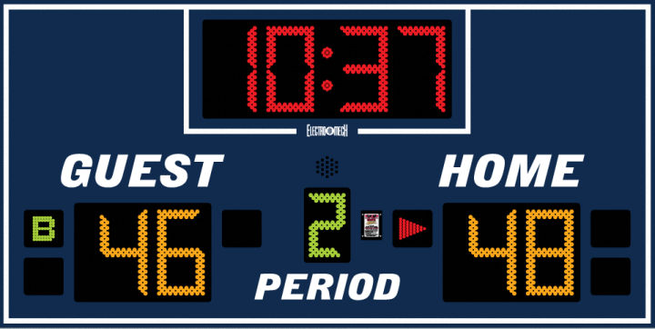 Model LX2340 Indoor Scoreboard