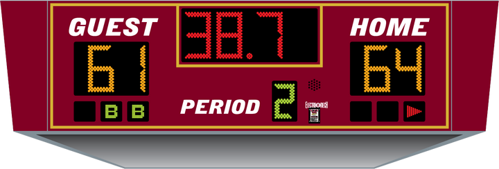 Model LX2350-4 Basketball Scoreboard