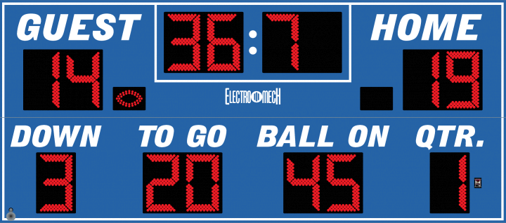 LX3340 Football Scoreboard