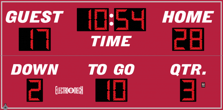 LX3450 Football Scoreboard