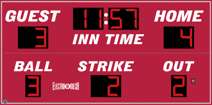 LX3450 Baseball Scoreboard