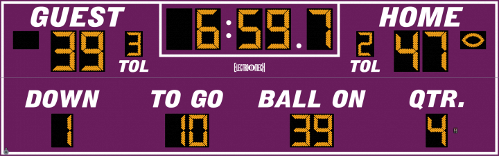 Model LX3785 Football Scoreboard