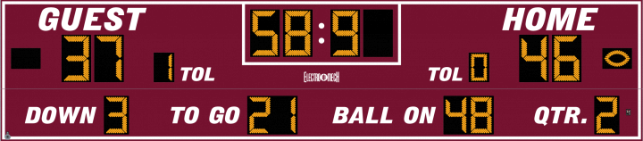 LX3840 Series Football Scoreboard