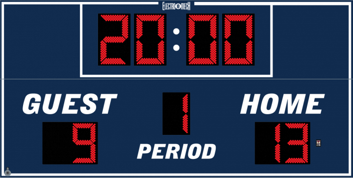 Model LX6370 Outdoor Scoreboard