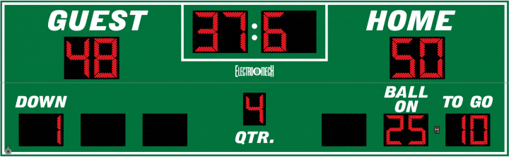 LX6744 Football Scoreboard
