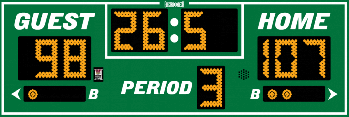LX7230 Basketball Scoreboard